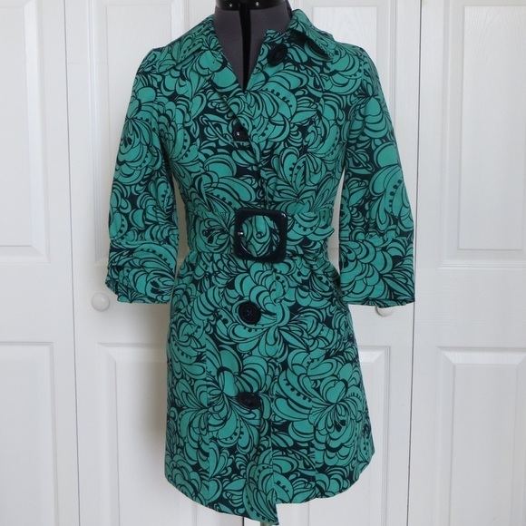 Guess Green and Blue Printed Floral Jacket, Size XS 🔴CLEARANCE🔴 - Picture 3 of 6